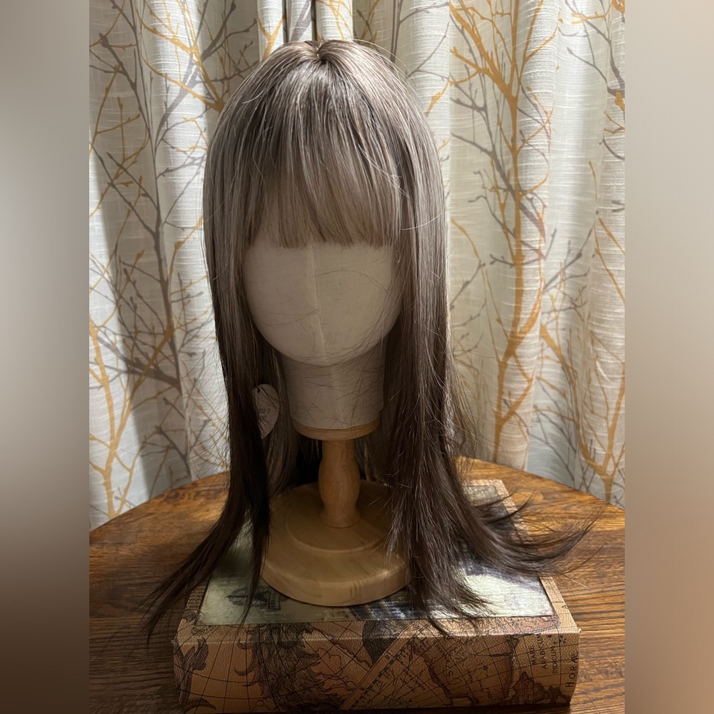 7. Ombre Medium Gentle Waves Wig adjustable cap